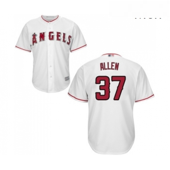 Mens Los Angeles Angels of Anaheim 37 Cody Allen Replica White Home Cool Base Baseball Jersey Mens Los Angeles Angels of Anaheim 37 Cody Allen Replica White Home Cool Base Baseball Jersey