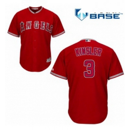 Youth Majestic Los Angeles Angels of Anaheim 3 Ian Kinsler Replica Red Alternate Cool Base MLB Jersey Youth Majestic Los Angeles Angels of Anaheim 3 Ian Kinsler Replica Red Alternate Cool Base MLB Jersey