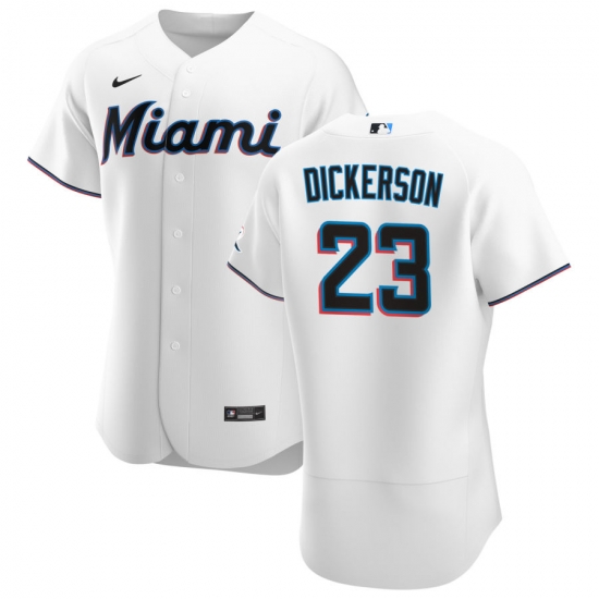 Men Miami Marlins 23 Corey Dickerson Men Nike White Home 2020 Flex Base Player MLB Jersey Men Miami Marlins 23 Corey Dickerson Men Nike White Home 2020 Flex Base Player MLB Jersey