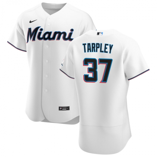 Men Miami Marlins 37 Stephen Tarpley Men Nike White Home 2020 Flex Base Player MLB Jersey Men Miami Marlins 37 Stephen Tarpley Men Nike White Home 2020 Flex Base Player MLB Jersey