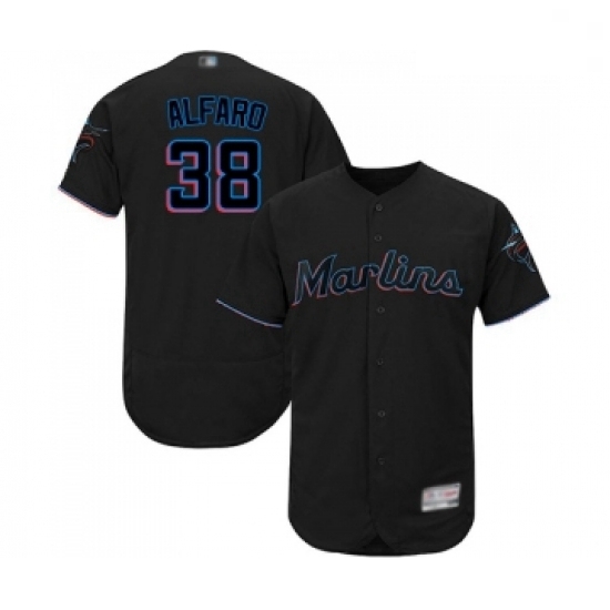 Mens Miami Marlins 38 Jorge Alfaro Black Alternate Flex Base Authentic Collection Baseball Jersey Mens Miami Marlins 38 Jorge Alfaro Black Alternate Flex Base Authentic Collection Baseball Jersey