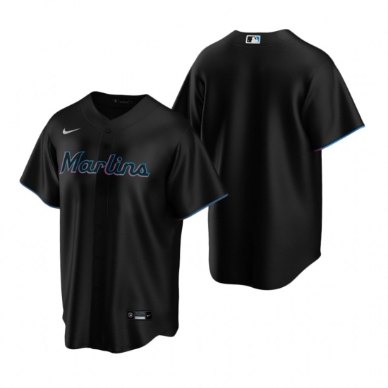 Mens Nike Miami Marlins Blank Black Alternate Stitched Baseball Jersey Mens Nike Miami Marlins Blank Black Alternate Stitched Baseball Jersey