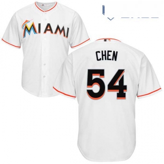 Youth Majestic Miami Marlins 54 Wei Yin Chen Replica White Home Cool Base MLB Jersey Youth Majestic Miami Marlins 54 Wei Yin Chen Replica White Home Cool Base MLB Jersey