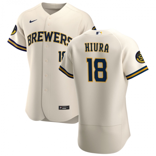 Men Milwaukee Brewers 18 Keston Hiura Men Nike Cream Home 2020 Flex Base Player MLB Jersey Men Milwaukee Brewers 18 Keston Hiura Men Nike Cream Home 2020 Flex Base Player MLB Jersey