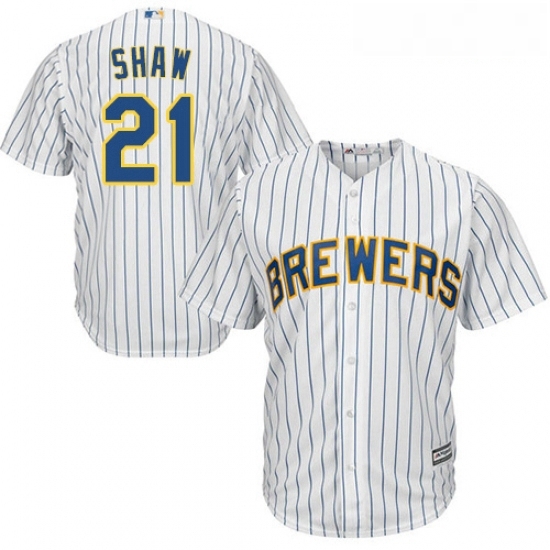 Youth Majestic Milwaukee Brewers 21 Travis Shaw Authentic White Alternate Cool Base MLB Jersey Youth Majestic Milwaukee Brewers 21 Travis Shaw Authentic White Alternate Cool Base MLB Jersey