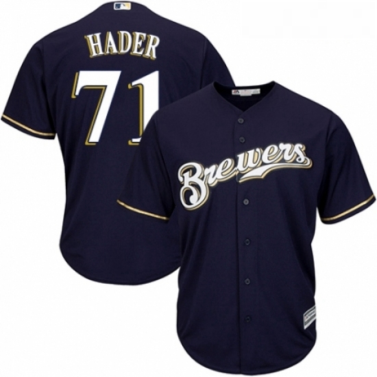 Youth Majestic Milwaukee Brewers 71 Josh Hader Replica White Alternate Cool Base MLB Jersey Youth Majestic Milwaukee Brewers 71 Josh Hader Replica White Alternate Cool Base MLB Jersey