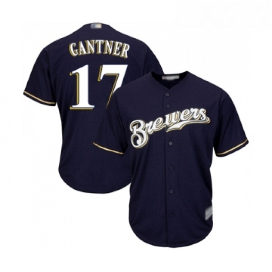 Youth Milwaukee Brewers 17 Jim Gantner Replica Navy Blue Alternate Cool Base Baseball Jersey Youth Milwaukee Brewers 17 Jim Gantner Replica Navy Blue Alternate Cool Base Baseball Jersey