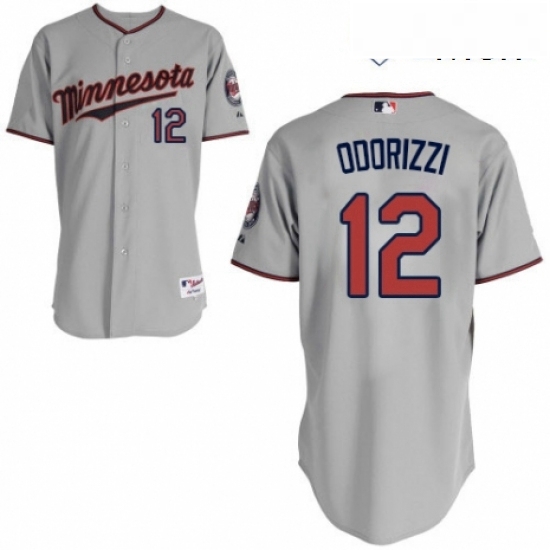 Mens Majestic Minnesota Twins 12 Jake Odorizzi Replica Grey Road Cool Base MLB Jersey Mens Majestic Minnesota Twins 12 Jake Odorizzi Replica Grey Road Cool Base MLB Jersey