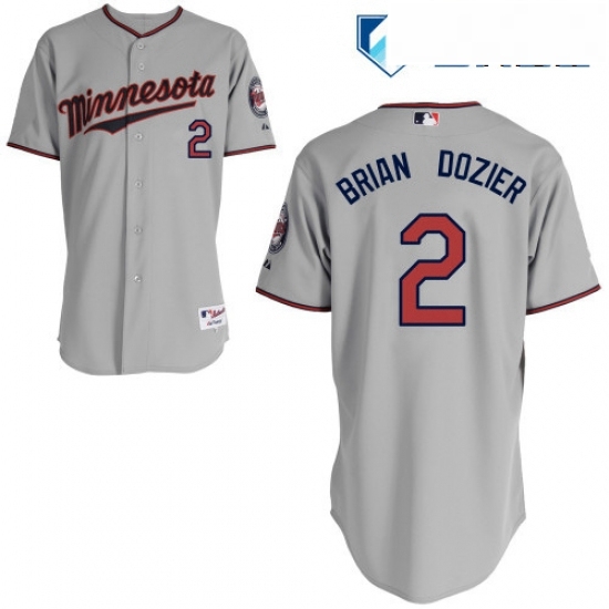 Mens Majestic Minnesota Twins 2 Brian Dozier Replica Grey Road Cool Base MLB Jersey Mens Majestic Minnesota Twins 2 Brian Dozier Replica Grey Road Cool Base MLB Jersey
