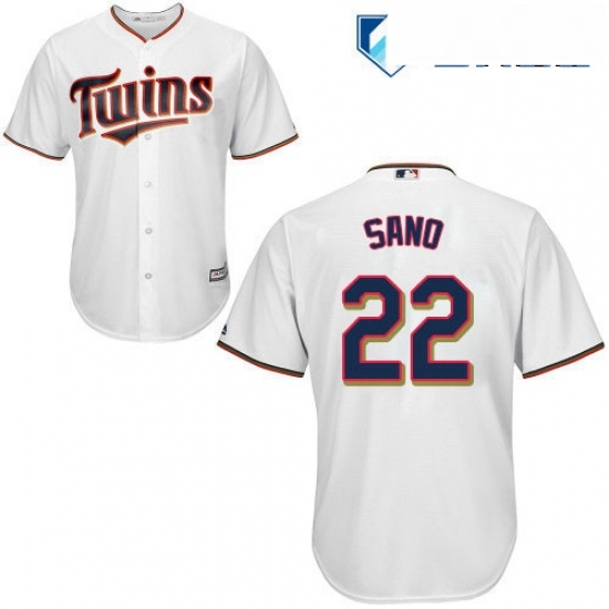Mens Majestic Minnesota Twins 22 Miguel Sano Replica White Home Cool Base MLB Jersey Mens Majestic Minnesota Twins 22 Miguel Sano Replica White Home Cool Base MLB Jersey