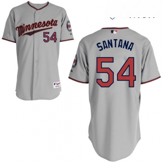 Mens Majestic Minnesota Twins 54 Ervin Santana Authentic Grey Road Cool Base MLB Jersey Mens Majestic Minnesota Twins 54 Ervin Santana Authentic Grey Road Cool Base MLB Jersey