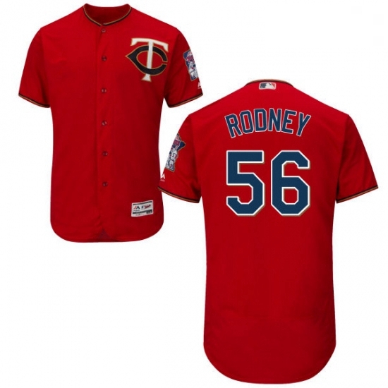Mens Majestic Minnesota Twins 56 Fernando Rodney Scarlet Alternate Flex Base Authentic Collection MLB Jersey Mens Majestic Minnesota Twins 56 Fernando Rodney Scarlet Alternate Flex Base Authentic Collection MLB Jersey