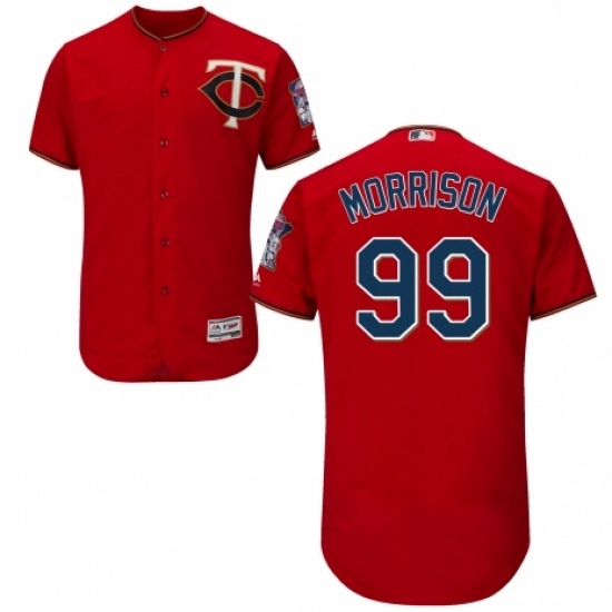 Mens Majestic Minnesota Twins 99 Logan Morrison Authentic Scarlet Alternate Flex Base Authentic Collection MLB Jersey Mens Majestic Minnesota Twins 99 Logan Morrison Authentic Scarlet Alternate Flex Base Authentic Collection MLB Jersey