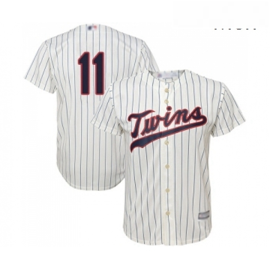 Mens Minnesota Twins 11 Jorge Polanco Replica Cream Alternate Cool Base Baseball Jersey Mens Minnesota Twins 11 Jorge Polanco Replica Cream Alternate Cool Base Baseball Jersey