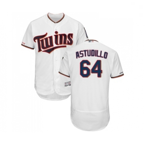 Mens Minnesota Twins 64 Willians Astudillo White Home Flex Base Authentic Collection Baseball Jersey Mens Minnesota Twins 64 Willians Astudillo White Home Flex Base Authentic Collection Baseball Jersey