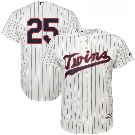Youth Majestic Minnesota Twins 25 Byron Buxton Replica Cream Alternate Cool Base MLB Jersey Youth Majestic Minnesota Twins 25 Byron Buxton Replica Cream Alternate Cool Base MLB Jersey