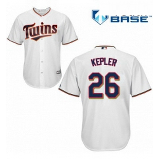 Youth Majestic Minnesota Twins 26 Max Kepler Replica White Home Cool Base MLB Jersey Youth Majestic Minnesota Twins 26 Max Kepler Replica White Home Cool Base MLB Jersey