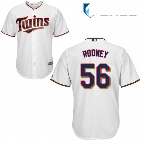 Youth Majestic Minnesota Twins 56 Fernando Rodney Replica White Home Cool Base MLB Jersey Youth Majestic Minnesota Twins 56 Fernando Rodney Replica White Home Cool Base MLB Jersey