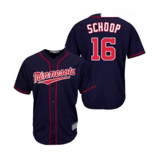Youth Minnesota Twins 16 Jonathan Schoop Replica Navy Blue Alternate Road Cool Base Baseball Jersey Youth Minnesota Twins 16 Jonathan Schoop Replica Navy Blue Alternate Road Cool Base Baseball Jersey
