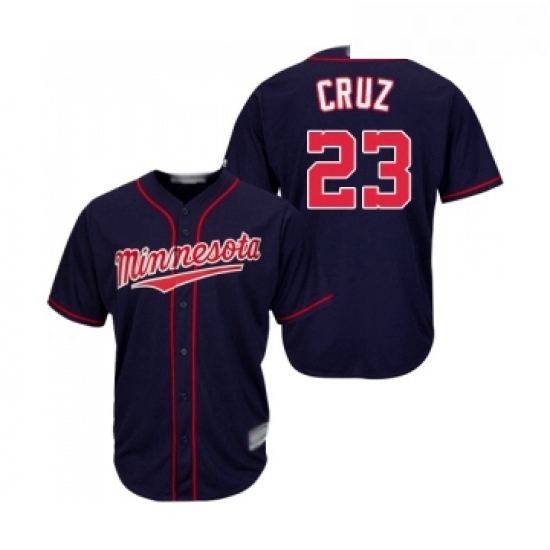 Youth Minnesota Twins 23 Nelson Cruz Replica Navy Blue Alternate Road Cool Base Baseball Jersey Youth Minnesota Twins 23 Nelson Cruz Replica Navy Blue Alternate Road Cool Base Baseball Jersey
