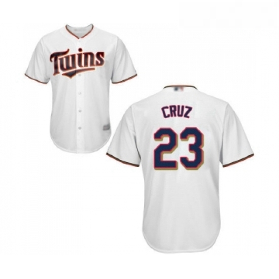 Youth Minnesota Twins 23 Nelson Cruz Replica White Home Cool Base Baseball Jersey Youth Minnesota Twins 23 Nelson Cruz Replica White Home Cool Base Baseball Jersey