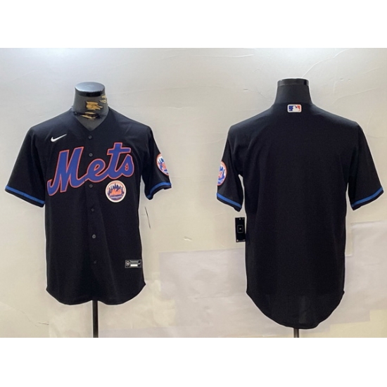 Men New York Mets Team Big Logo Graphite 2024 City Connect Limited Stitched Baseball Jersey 2 Men New York Mets Team Big Logo Graphite 2024 City Connect Limited Stitched Baseball Jersey 2