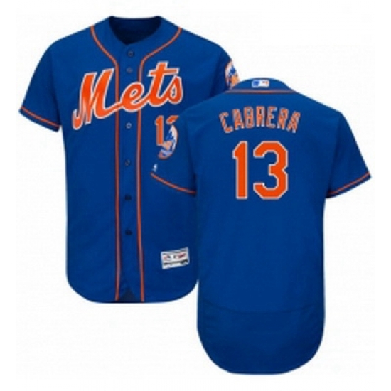 Mens Majestic New York Mets 13 Asdrubal Cabrera Royal Blue Alternate Flex Base Authentic Collection MLB Jersey Mens Majestic New York Mets 13 Asdrubal Cabrera Royal Blue Alternate Flex Base Authentic Collection MLB Jersey