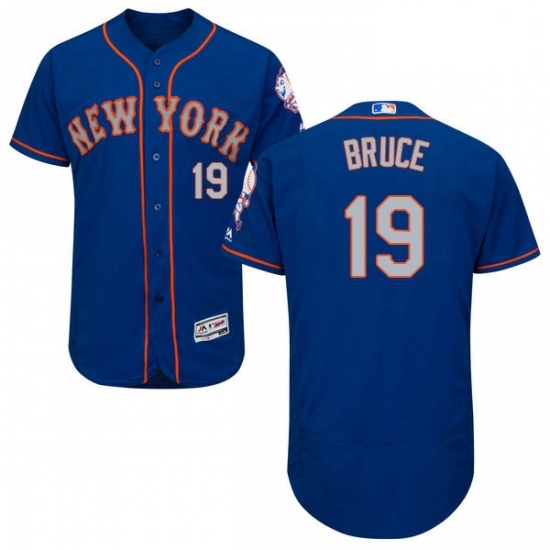 Mens Majestic New York Mets 19 Jay Bruce RoyalGray Alternate Flex Base Authentic Collection MLB Jersey Mens Majestic New York Mets 19 Jay Bruce RoyalGray Alternate Flex Base Authentic Collection MLB Jersey