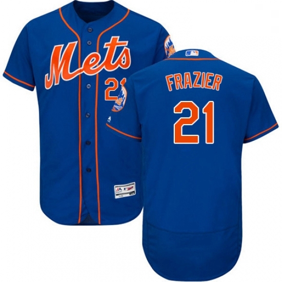 Mens Majestic New York Mets 21 Todd Frazier Royal Blue Alternate Flex Base Authentic Collection MLB Jersey Mens Majestic New York Mets 21 Todd Frazier Royal Blue Alternate Flex Base Authentic Collection MLB Jersey