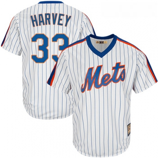 Mens Majestic New York Mets 33 Matt Harvey Authentic White Cooperstown MLB Jersey Mens Majestic New York Mets 33 Matt Harvey Authentic White Cooperstown MLB Jersey