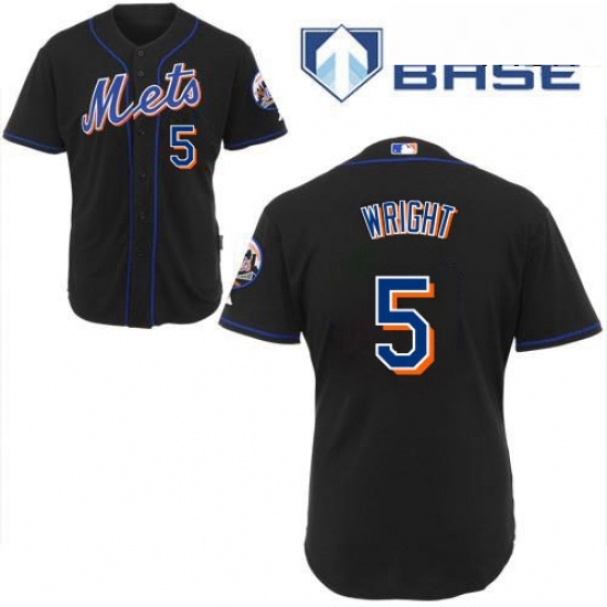 Mens Majestic New York Mets 5 David Wright Authentic Black Cool Base MLB Jersey Mens Majestic New York Mets 5 David Wright Authentic Black Cool Base MLB Jersey