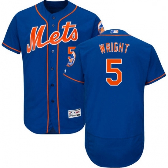 Mens Majestic New York Mets 5 David Wright Royal Blue Alternate Flex Base Authentic Collection MLB Jersey Mens Majestic New York Mets 5 David Wright Royal Blue Alternate Flex Base Authentic Collection MLB Jersey