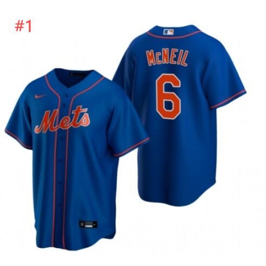 Mens Nike New York Mets 1 Jeff McNeil Royal Alternate Stitched Baseball Jersey Mens Nike New York Mets 1 Jeff McNeil Royal Alternate Stitched Baseball Jersey