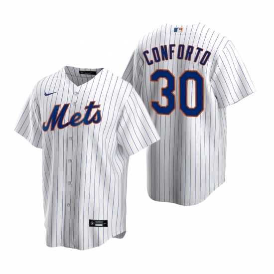 Mens Nike New York Mets 30 Michael Conforto White 2020 Home Stitched Baseball Jerse Mens Nike New York Mets 30 Michael Conforto White 2020 Home Stitched Baseball Jerse