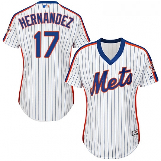 Womens Majestic New York Mets 17 Keith Hernandez Replica White Alternate Cool Base MLB Jersey Womens Majestic New York Mets 17 Keith Hernandez Replica White Alternate Cool Base MLB Jersey