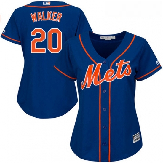 Womens Majestic New York Mets 20 Neil Walker Authentic Royal Blue Alternate Home Cool Base MLB Jersey Womens Majestic New York Mets 20 Neil Walker Authentic Royal Blue Alternate Home Cool Base MLB Jersey