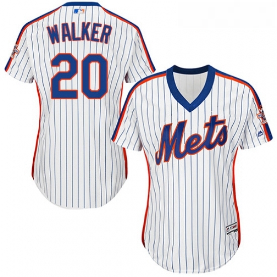 Womens Majestic New York Mets 20 Neil Walker Replica White Alternate Cool Base MLB Jersey Womens Majestic New York Mets 20 Neil Walker Replica White Alternate Cool Base MLB Jersey