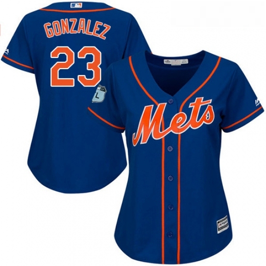Womens Majestic New York Mets 23 Adrian Gonzalez Authentic Royal Blue Alternate Home Cool Base MLB Jersey Womens Majestic New York Mets 23 Adrian Gonzalez Authentic Royal Blue Alternate Home Cool Base MLB Jersey