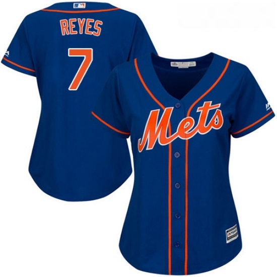 Womens Majestic New York Mets 7 Jose Reyes Authentic Royal Blue Alternate Home Cool Base MLB Jersey Womens Majestic New York Mets 7 Jose Reyes Authentic Royal Blue Alternate Home Cool Base MLB Jersey