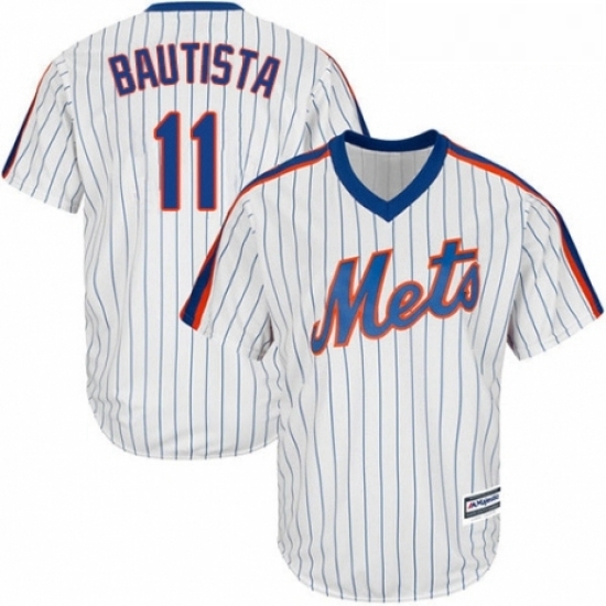 Youth Majestic New York Mets 11 Jose Bautista Authentic White Alternate Cool Base MLB Jersey Youth Majestic New York Mets 11 Jose Bautista Authentic White Alternate Cool Base MLB Jersey