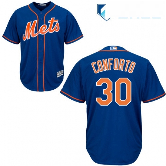 Youth Majestic New York Mets 30 Michael Conforto Replica Royal Blue Alternate Home Cool Base MLB Jersey Youth Majestic New York Mets 30 Michael Conforto Replica Royal Blue Alternate Home Cool Base MLB Jersey