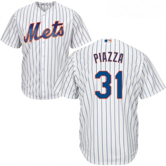 Youth Majestic New York Mets 31 Mike Piazza Replica White Home Cool Base MLB Jersey Youth Majestic New York Mets 31 Mike Piazza Replica White Home Cool Base MLB Jersey