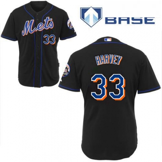 Youth Majestic New York Mets 33 Matt Harvey Replica Black Cool Base MLB Jersey Youth Majestic New York Mets 33 Matt Harvey Replica Black Cool Base MLB Jersey