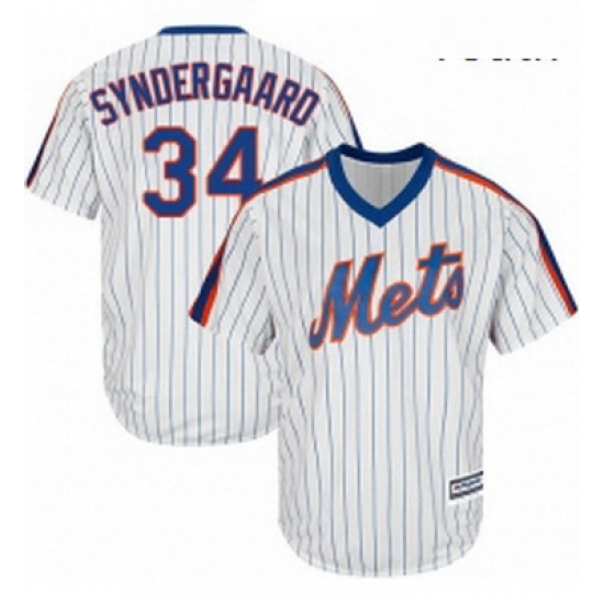 Youth Majestic New York Mets 34 Noah Syndergaard Authentic White Alternate Cool Base MLB Jersey Youth Majestic New York Mets 34 Noah Syndergaard Authentic White Alternate Cool Base MLB Jersey