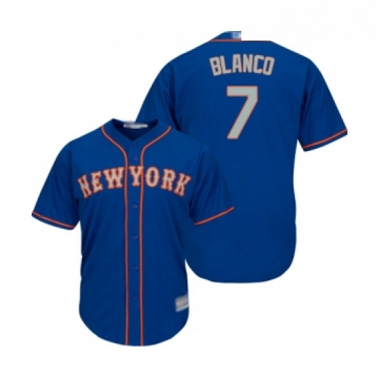 Youth New York Mets 7 Gregor Blanco Authentic Royal Blue Alternate Road Cool Base Baseball Jersey Youth New York Mets 7 Gregor Blanco Authentic Royal Blue Alternate Road Cool Base Baseball Jersey
