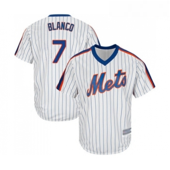 Youth New York Mets 7 Gregor Blanco Authentic White Alternate Cool Base Baseball Jersey Youth New York Mets 7 Gregor Blanco Authentic White Alternate Cool Base Baseball Jersey