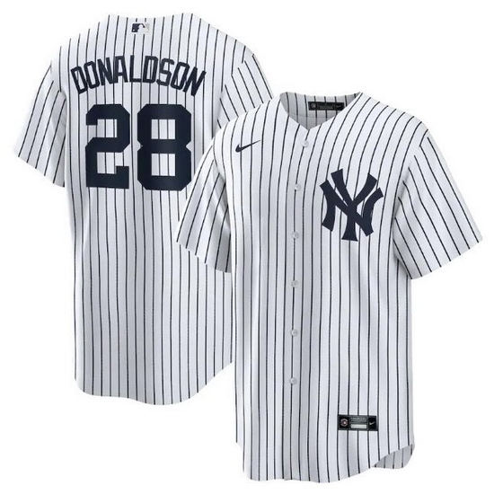 Men New York Yankees 28 Josh Donaldson White Cool Base Stitched Baseball jersey Men New York Yankees 28 Josh Donaldson White Cool Base Stitched Baseball jersey