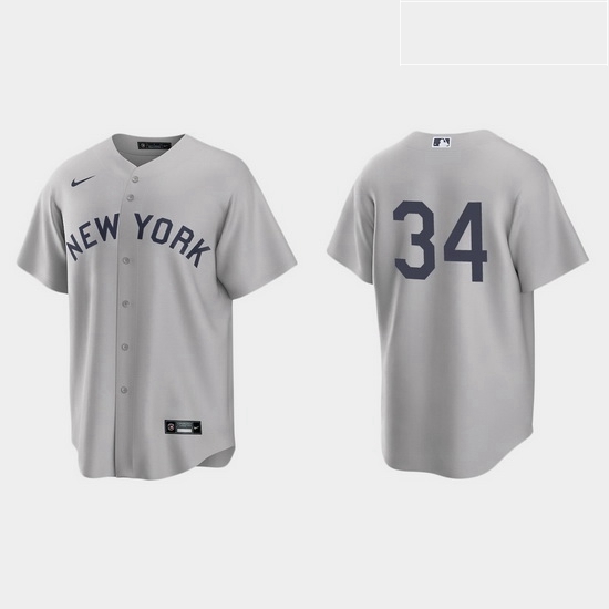 Men New York Yankees 34 Justin Wilson Men Nike Gray 2021 Field of Dreams Game MLB Jersey Men New York Yankees 34 Justin Wilson Men Nike Gray 2021 Field of Dreams Game MLB Jersey