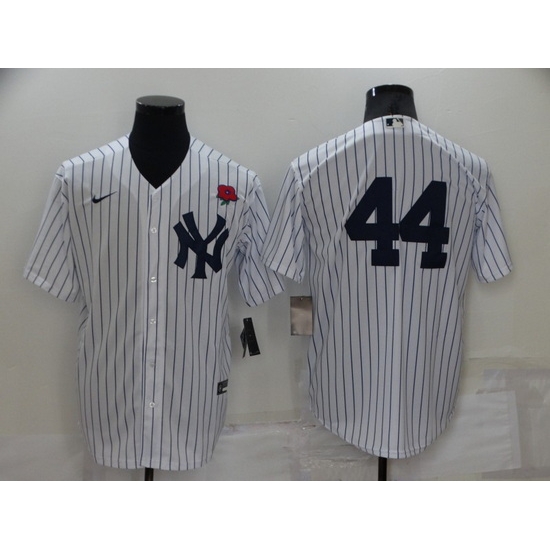 Men New York Yankees 44 Reggie Jackson White Cool Base Stitched Baseball Jersey Men New York Yankees 44 Reggie Jackson White Cool Base Stitched Baseball Jersey