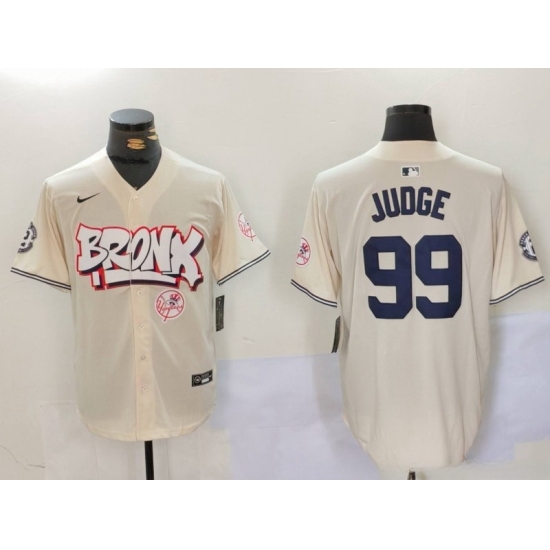 Men New York Yankees 99 Aaron Judge Cream The Bronx Graffiti V2 Vapor Limited Stitched Baseball Jersey 3 Men New York Yankees 99 Aaron Judge Cream The Bronx Graffiti V2 Vapor Limited Stitched Baseball Jersey 3